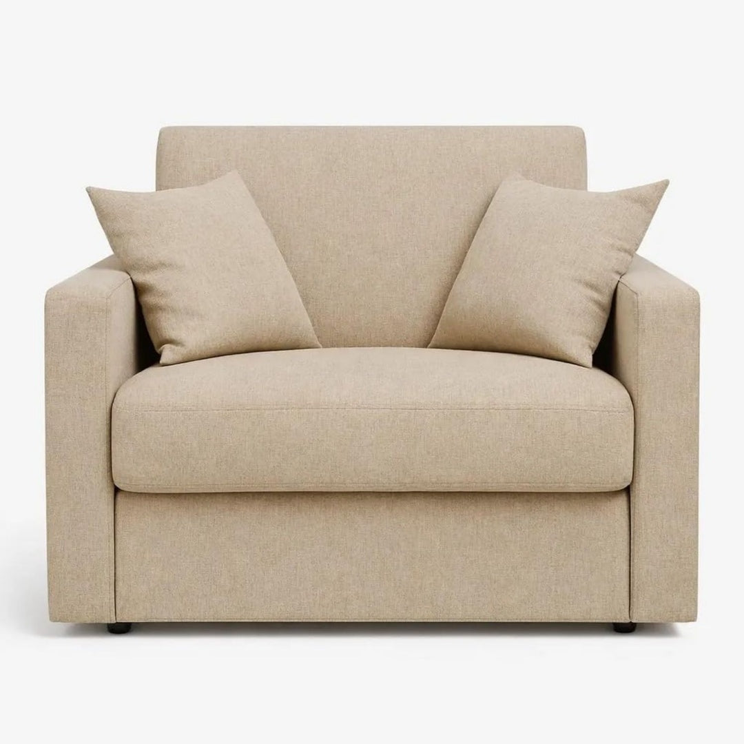 Poltrona Generico Poltrona Letto Salvaspazio con Materasso 18 cm Vari Colori e Tes