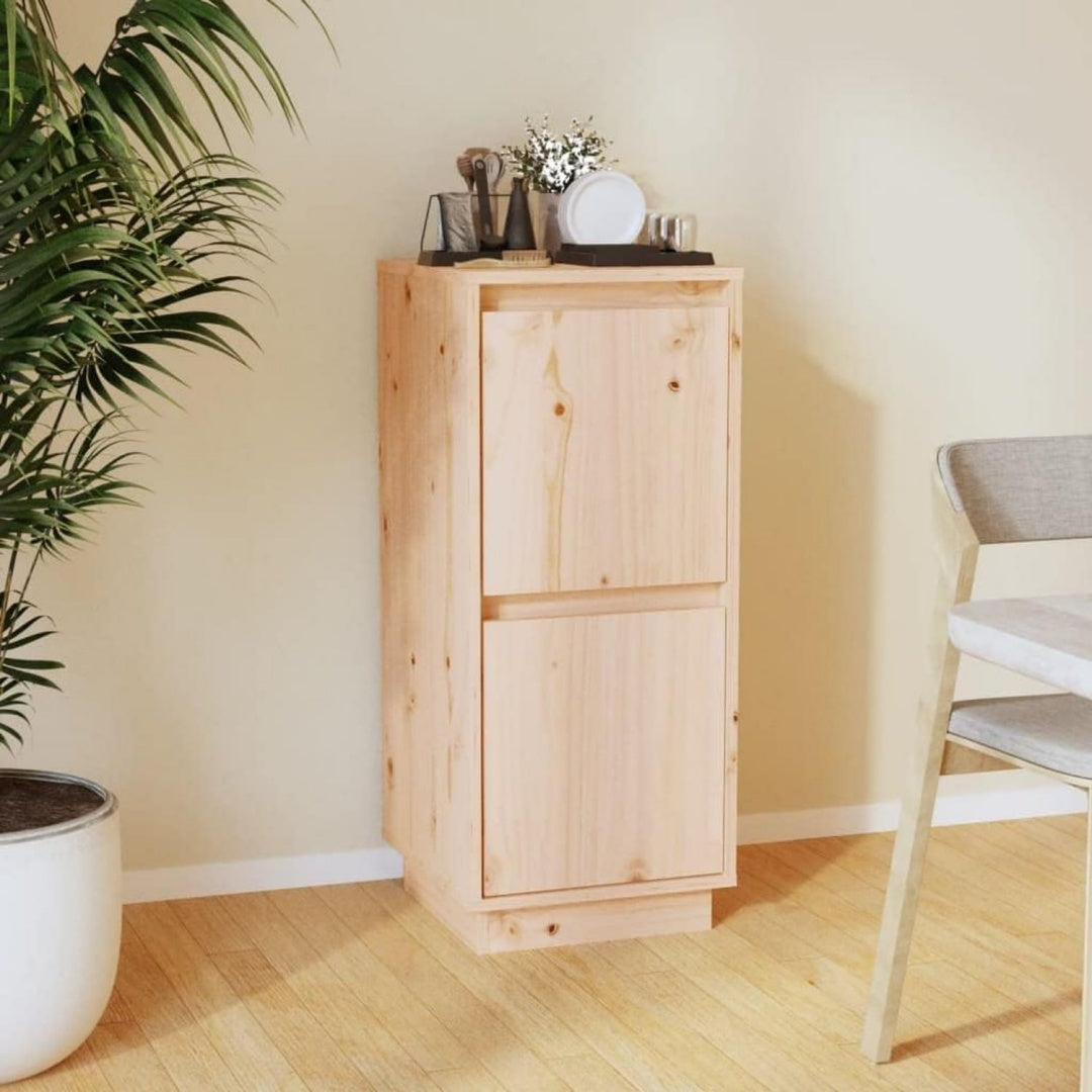 Armadio Casa Giardino Credenza 31.5x34x75 cm Legno Massello Pino in legno massello